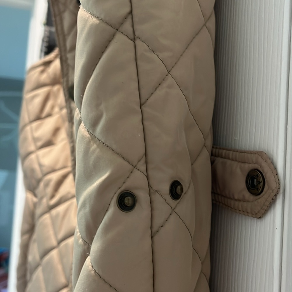 Ralph Lauren Men’s tan vest - zip & snap front large - Picture 6 of 7